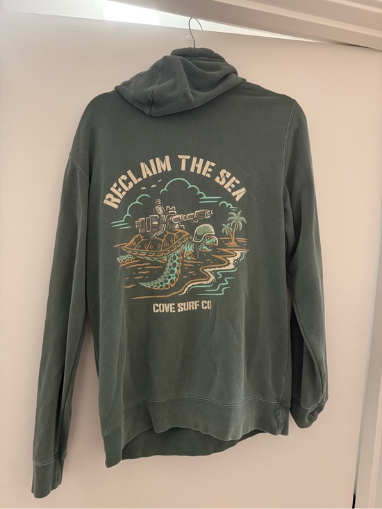 Cove Tops - Cove Green 'Reclaim The Sea' Graphic Hoodie